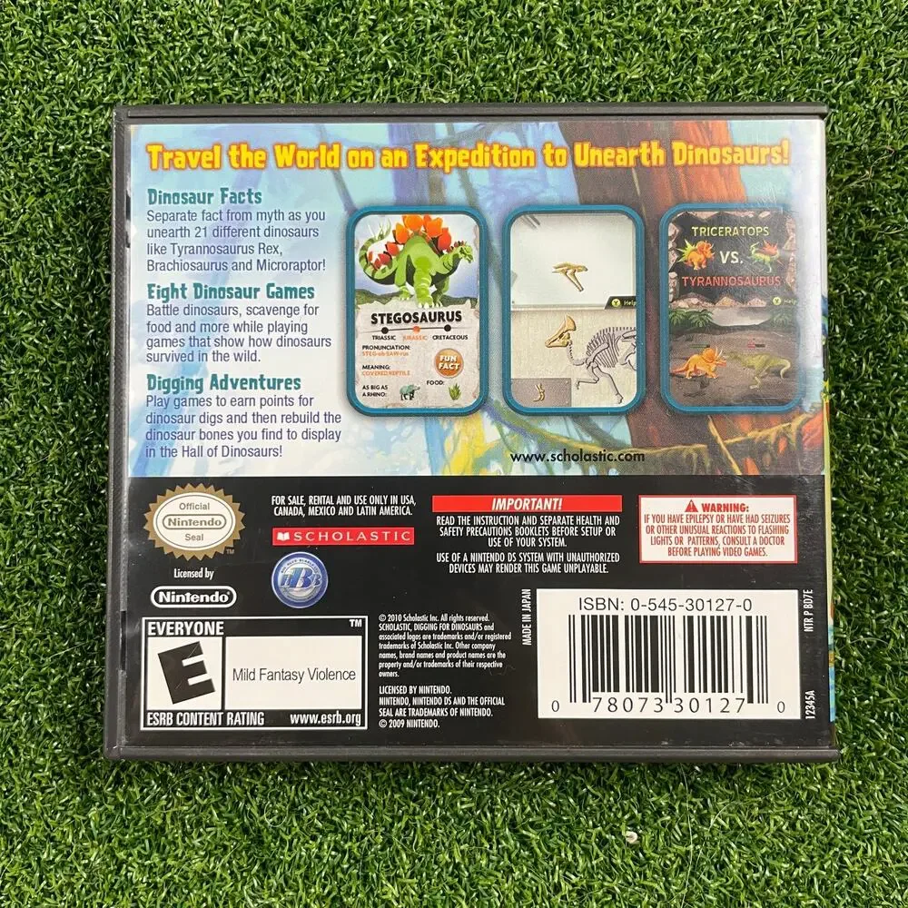 Digging For Dinosaurs (Nintendo DS, 2010) Complete CIB